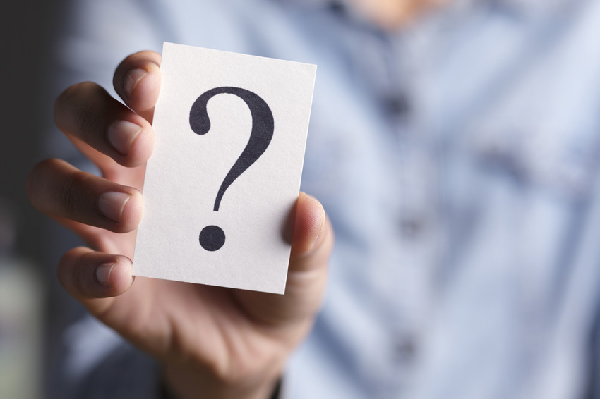 home buyer with a question mark sign